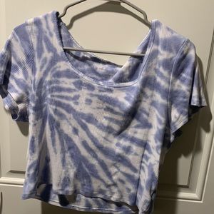 American Eagle short sleeve cropped lounge shirt!